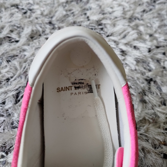 SAINT LAURENT Suede Printed Sneakers - Picture 5 of 11